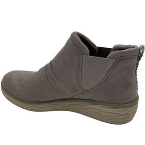 Ryka 9 wide light grey boots Niah Animal Morning Dove